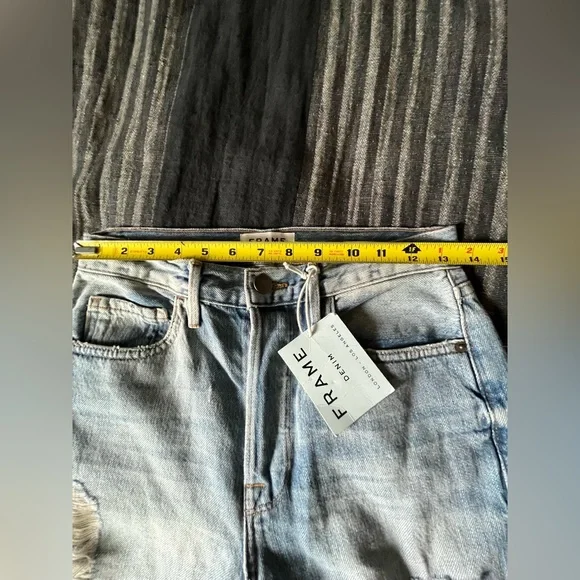 FRAME denim le original skinny in distressed POMDALE size 25 NWT